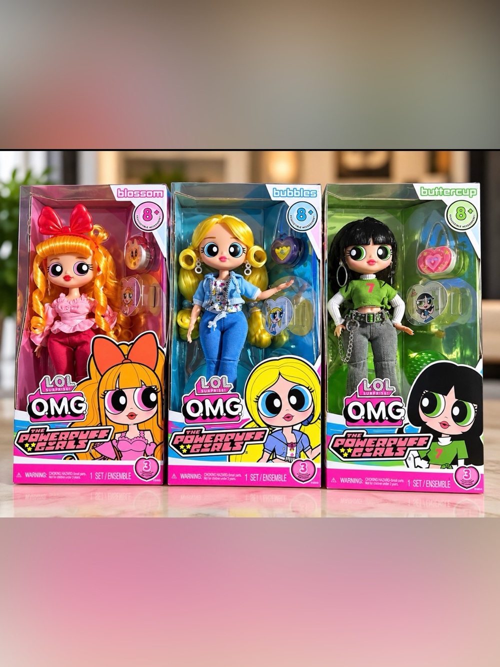 L.O.L. Surprise! O.M.G. × The Powerpuff Girls – Complete Set of 3